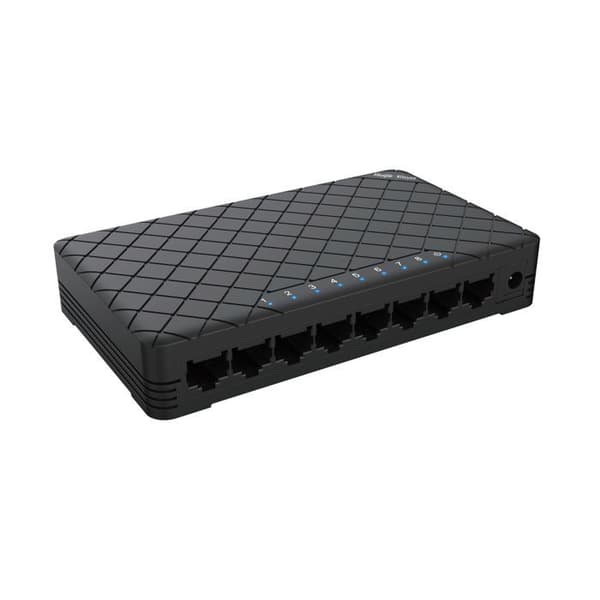 Reyee 8-portars Gigabit Unmanaged Desktop Switch Svart