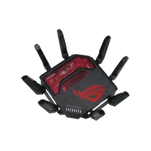 Tri Band Wi-Fi 7 trådlös router med MU-MIMO 4x4 - ASUS - GT-BE19000 - 3 2,5 GbE LAN-portar - 1 10 GbE LAN-port