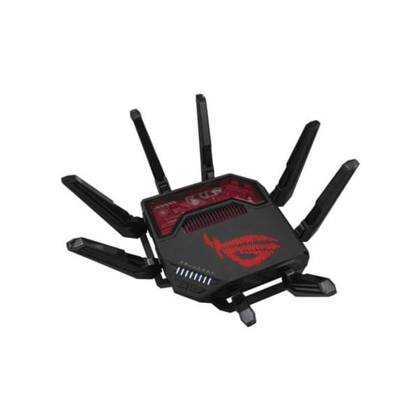 Tri Band Wi-Fi 7 trådlös router med MU-MIMO 4x4 - ASUS - GT-BE19000 - 3 2,5 GbE LAN-portar - 1 10 GbE LAN-port
