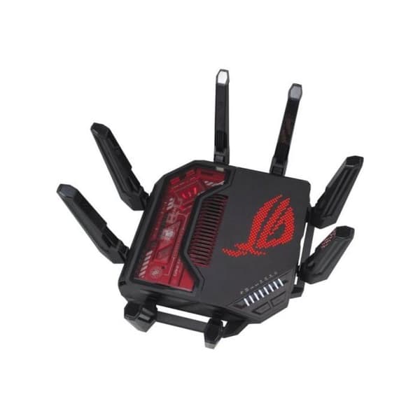 Tri Band Wi-Fi 7 trådlös router med MU-MIMO 4x4 - ASUS - GT-BE19000 - 3 2,5 GbE LAN-portar - 1 10 GbE LAN-port