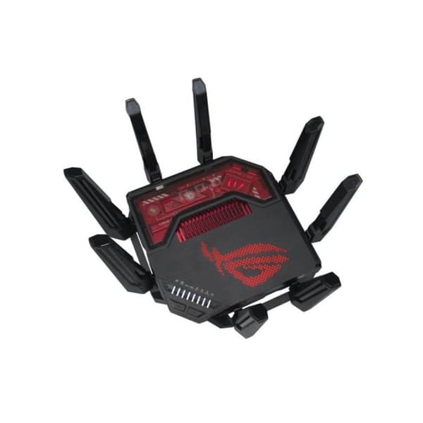 Tri Band Wi-Fi 7 trådlös router med MU-MIMO 4x4 - ASUS - GT-BE19000 - 3 2,5 GbE LAN-portar - 1 10 GbE LAN-port