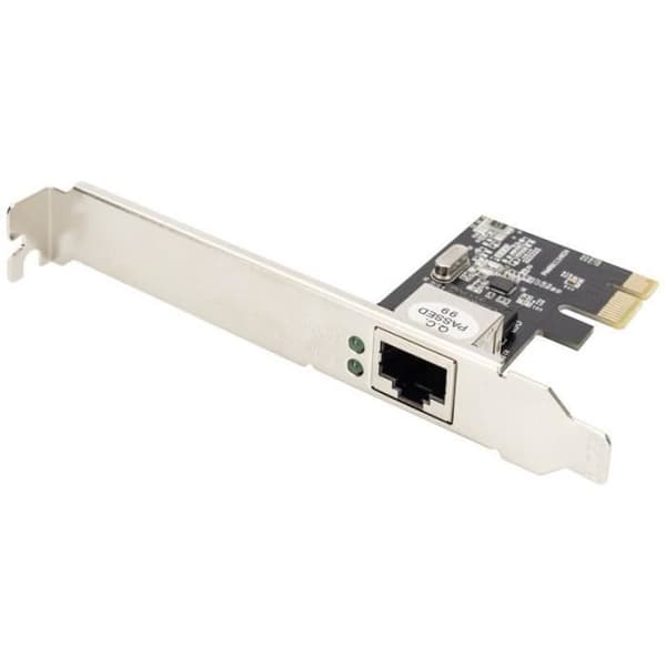 Digitus DN-10130-1 Nätverkskort 1 GBit/s RJ45, PCI-Express - 4016032478645 Svart