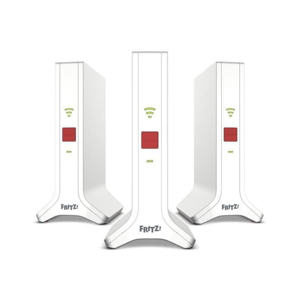 AVM FRITZ!Mesh Set 4200 Wi-Fi 6E Dual-band 4200 Mbit/s Röd och Vit