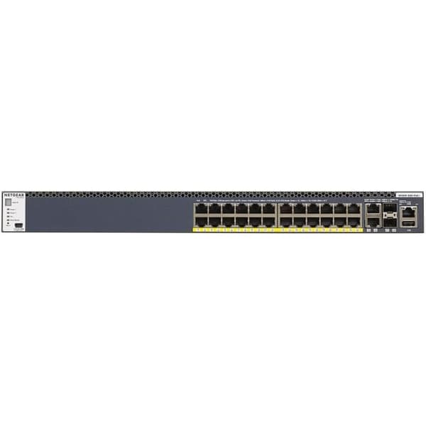Switch - NETGEAR - GSM4328PB-100NES - 28 portar - 1,000W PSU - Hanterbar, stapelbar- USED