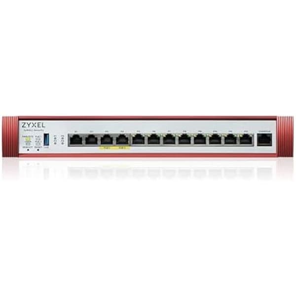Router - ZYXEL - USG FLEX500 H-serien - 2 x 2,5 G - 2 x 2,5 G (PoE+) - 8 x 1 G - 1 x USB
