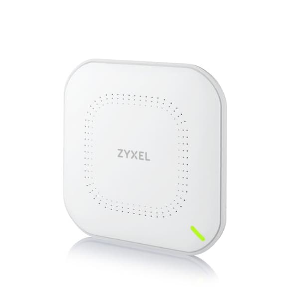 Zyxel AX1800 True WiFi 6 åtkomstpunkt (802.11ax Dual Band), 1,77 GB/s med ODFMA och 2x2 MU-MIMO Dual Antenn, kontrollerbar
