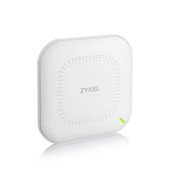 Zyxel AX1800 True WiFi 6 åtkomstpunkt (802.11ax Dual Band), 1,77 GB/s med ODFMA och 2x2 MU-MIMO Dual Antenn, kontrollerbar Vit