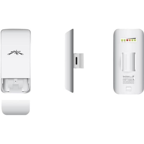 Trådlös åtkomstpunkt - UBIQUITI - NanoStation loco M5 - 5 GHz - 150+ Mbps - AES