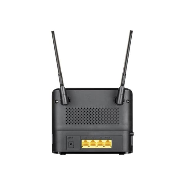 Wi-Fi Desktop Router - D-Link - Multi-Wan 4G LTE Kat. 4 med externa antenner - Wi-Fi AC1200 Svart