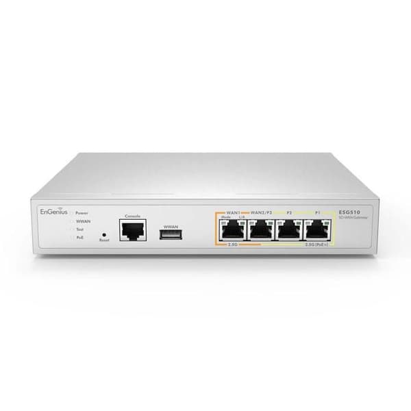 Gateway - ENGENIUS - ESG510 - 4 portar - Cloudhanterad - PoE+