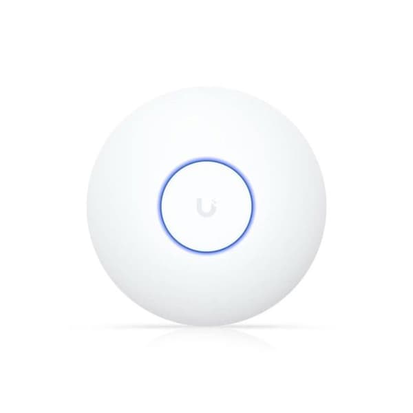 Ubiquiti U7 Lite WiFi 7 Åtkomstpunkt med 4 Rumsliga Flöden och 2.5GbE PoE Uppkoppling Vit