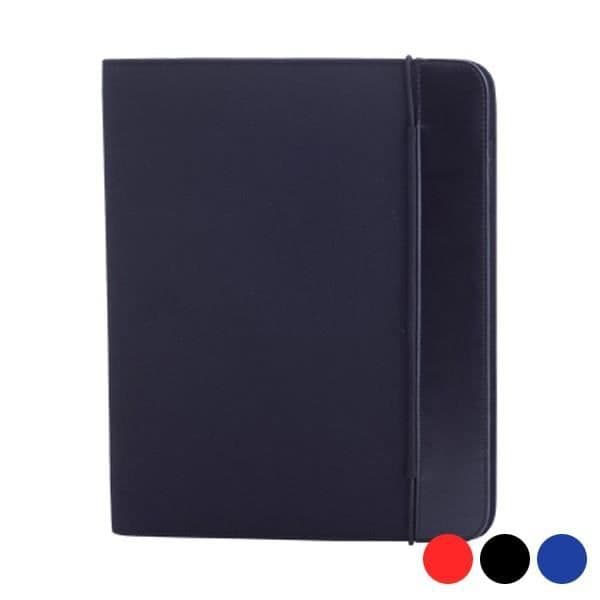 Portfölj med tillbehör - korthållare, anteckningsbok, pennhållare Färg - röd