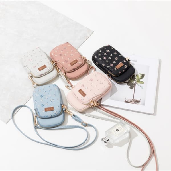 INF Crossbody telefonveske, skulderveske, veske, veske Lysegrå
