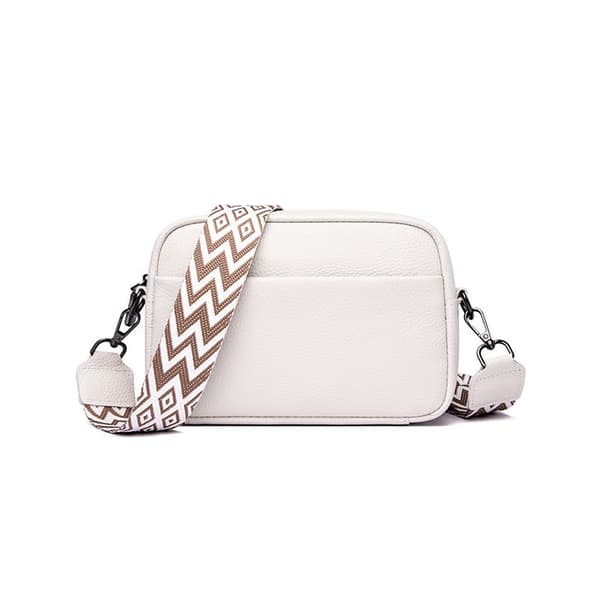 INF Crossbody-veske, skulderveske av kunstskinn Hvit INF Crossbody-veske, skulderveske av kunstskinn Hvit