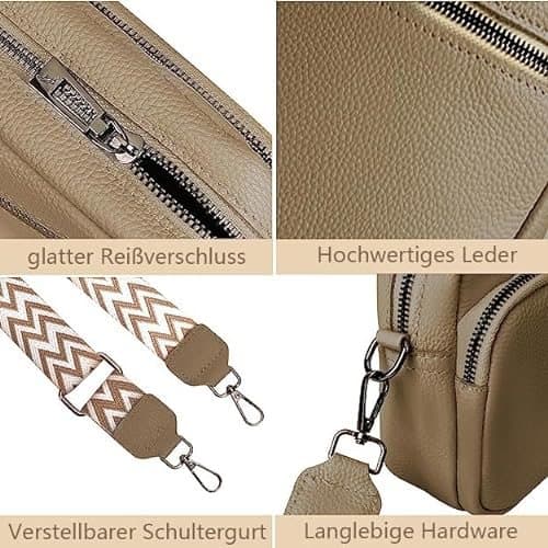 INF Crossbody-väska Axelremsväska PU-läder