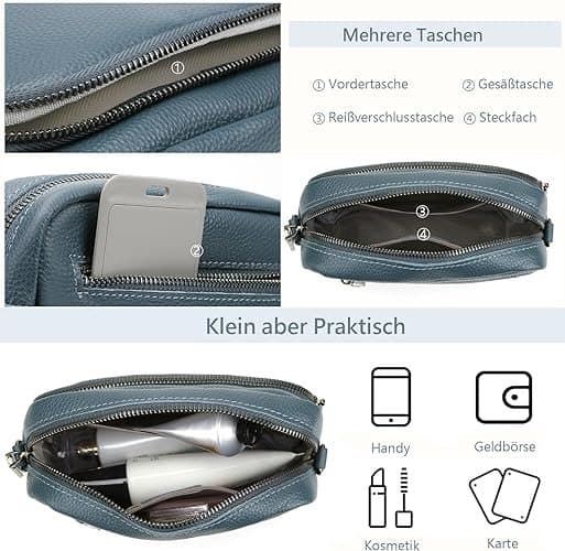INF Crossbody-veske, skulderveske av kunstskinn