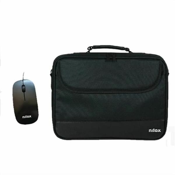 Laptop og musetaske Nilox NXMOS5156BK 15,6"