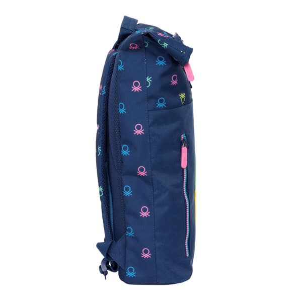 Kannettavan reppu Benetton Cool Laivastonsininen 28 x 42 x 13 cm