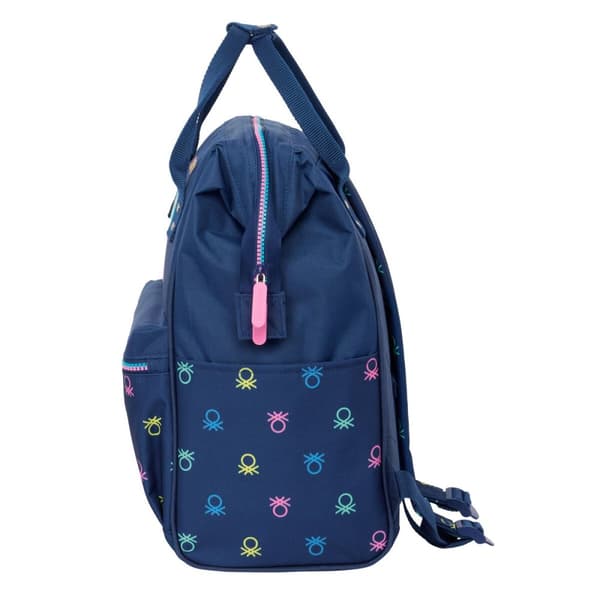 Kannettavan reppu Benetton Cool Laivastonsininen 27 x 40 x 19 cm