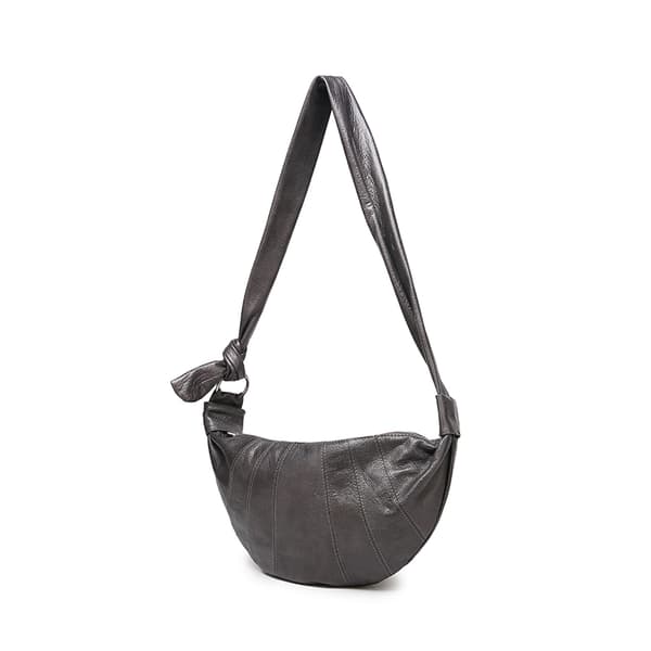 INF Crossbody-veske i Top-Grain Leather Grå