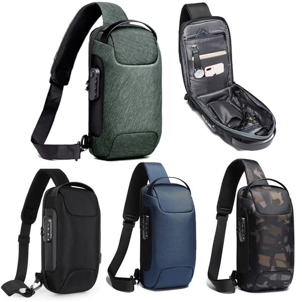 INF Crossbody taske med vandafvisende stof