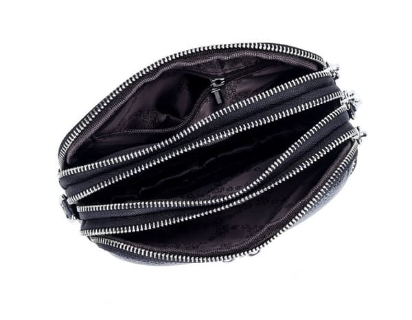 INF Ny crossbody-taske med tre lynlåse til kvinder