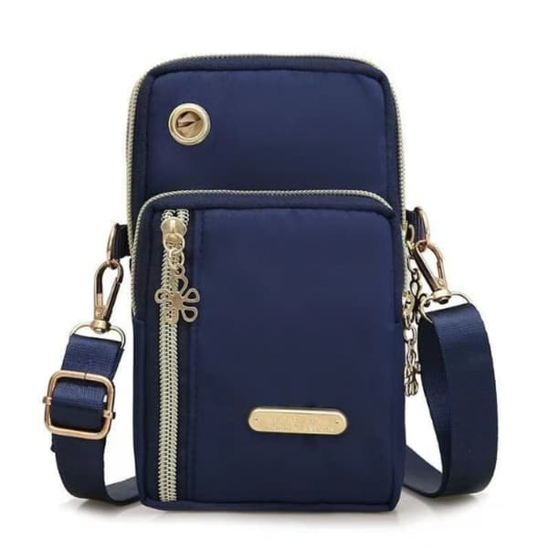 Crossbody-veske i Oxford-stoff