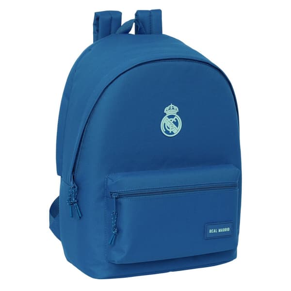 Laptop rygsæk Real Madrid C.F. Blå 31 x 44 x 18 cm