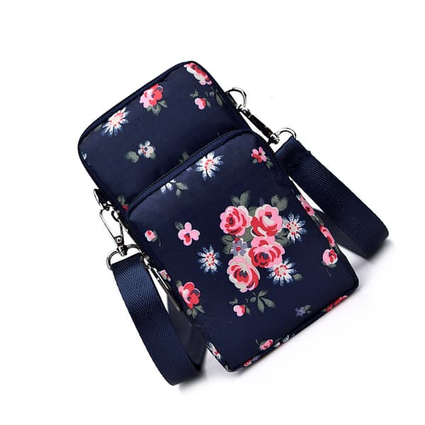 INF Monipuolinen pieni crossbody-puhelinkassi Sininen