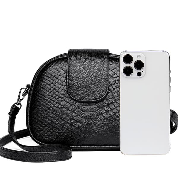 INF Ægte læder Shell taske Crossbody pung til kvinder