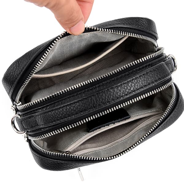 INF Stilfuld Læder Crossbody Taske