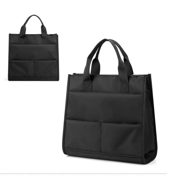 INF Multifunksjonell Laptopveske for Menn, Nylon Forretningsveske