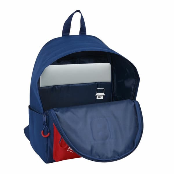 Laptop rygsæk Safta  safta  Rød Marineblå 31 x 40 x 16 cm