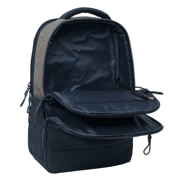 Laptop rygsæk Kappa Dark Navi Grå Marineblå 29 x 44 x 15 cm