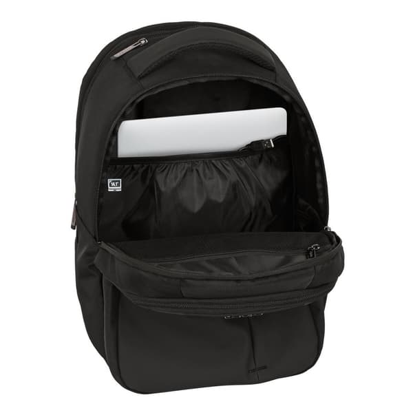 USB-liitännällä varustettu reppu kannettavalle tietokoneelle ja tabletille Safta Business Musta (31 x 45 x 23 cm)