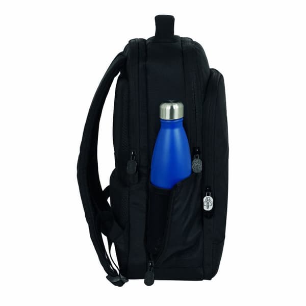 USB-liitännällä varustettu reppu kannettavalle tietokoneelle ja tabletille The Mandalorian Musta