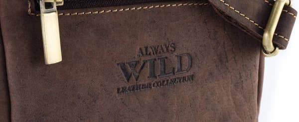 Læder skuldertaske til mænd - Always Wild