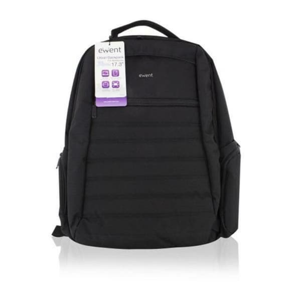 Laptop rygsæk Ewent Urban 17.3" Sort 17,3"