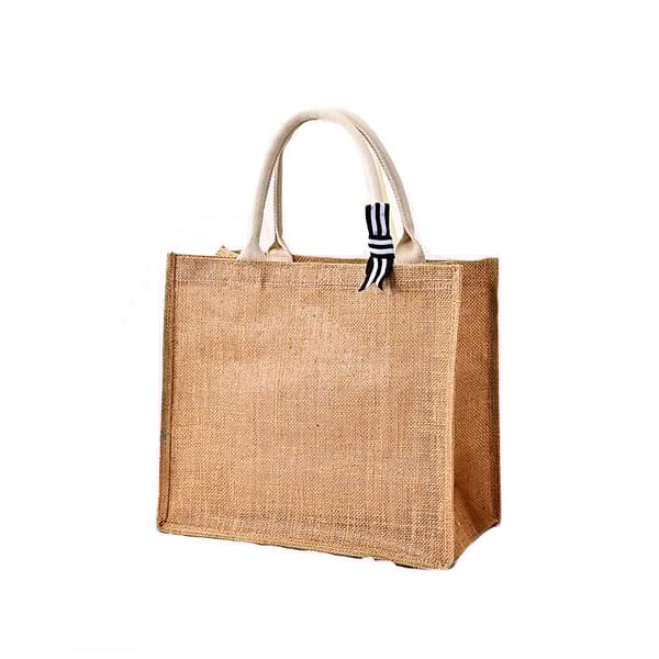 INF Bomuld Canvas Tote Bag Hvid Håndtag Model 3