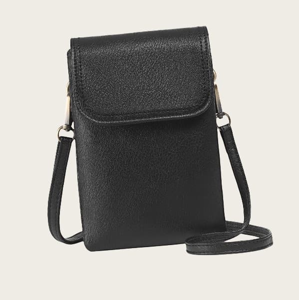 INF Crossbody telefonveske for kvinner, lommebokveske med flere kortspor i PU-skinn