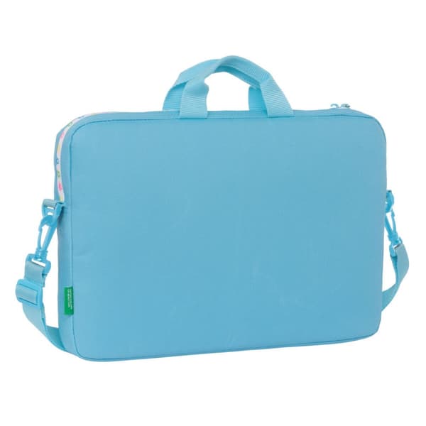 Laptopväska Benetton Spring Celeste 40 x 27 x 4 cm
