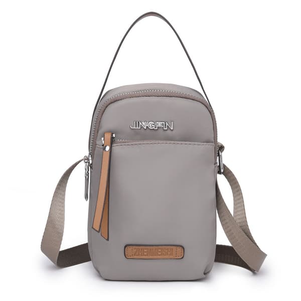 INF Damernas Mini Crossbody Väska, Nylon Telefonväska med Justerbar Rem