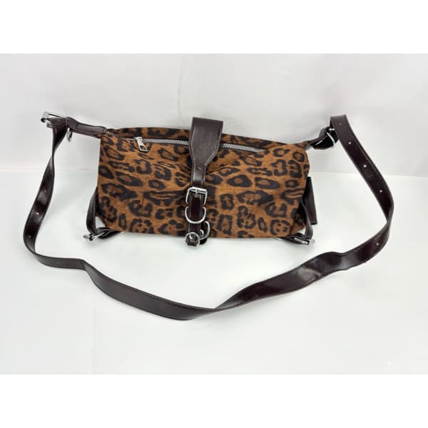 INF Leopardprint skulderveske