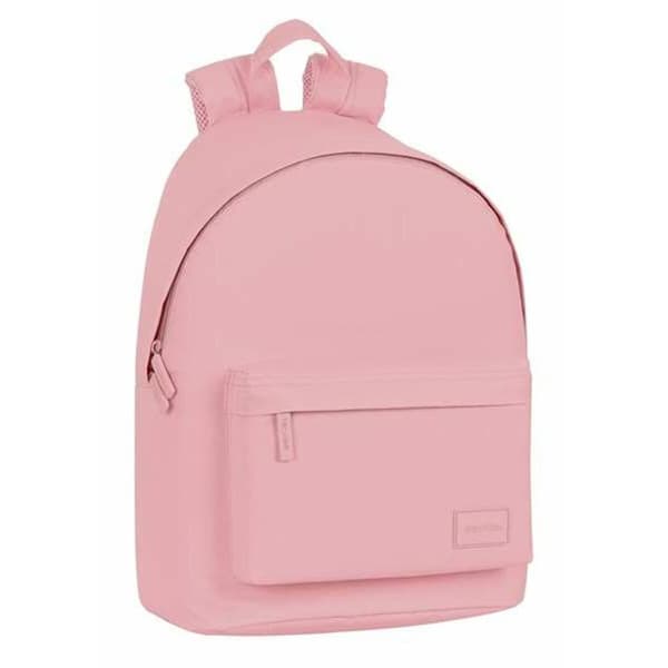 Laptop rygsæk Safta Basic Pink 31 x 41 x 16 cm
