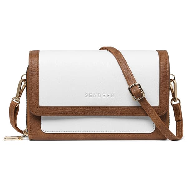 INF Stilfuld Crossbody-taske med dobbelt lynlås til kvinder