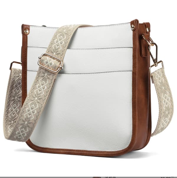 INF Stilfuld PU Tote Bag til Kvinder: Crossbody Skuldertaske
