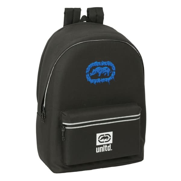 Laptopryggsäck Eckō Unltd. WORLDWIDE Svart 31 x 44 x 18 cm