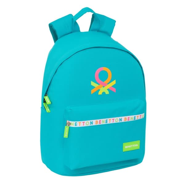 Kannettavan reppu Benetton benetton Sininen 31 x 41 x 16 cm