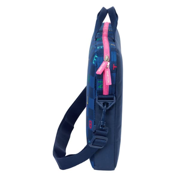 Laptopväska Benetton Damero Marinblå 40 x 27 x 4 cm