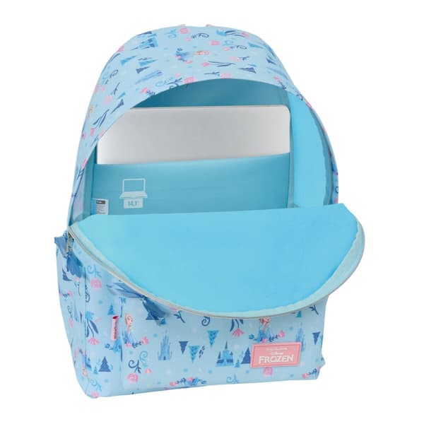Laptop Ryggsekk Frozen Ice magic Blå 31 x 43 x 13 cm
